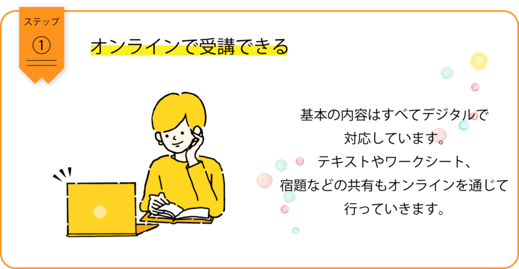 オンラインで受講できる